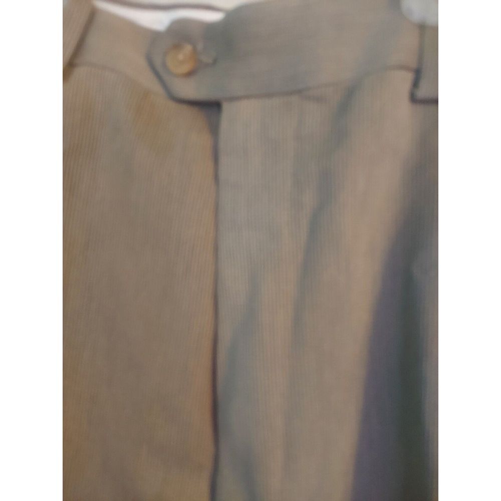 Ralph Ralph Lauren Mens Brown Flat Front‎ Pants 40/30 Tweed Look